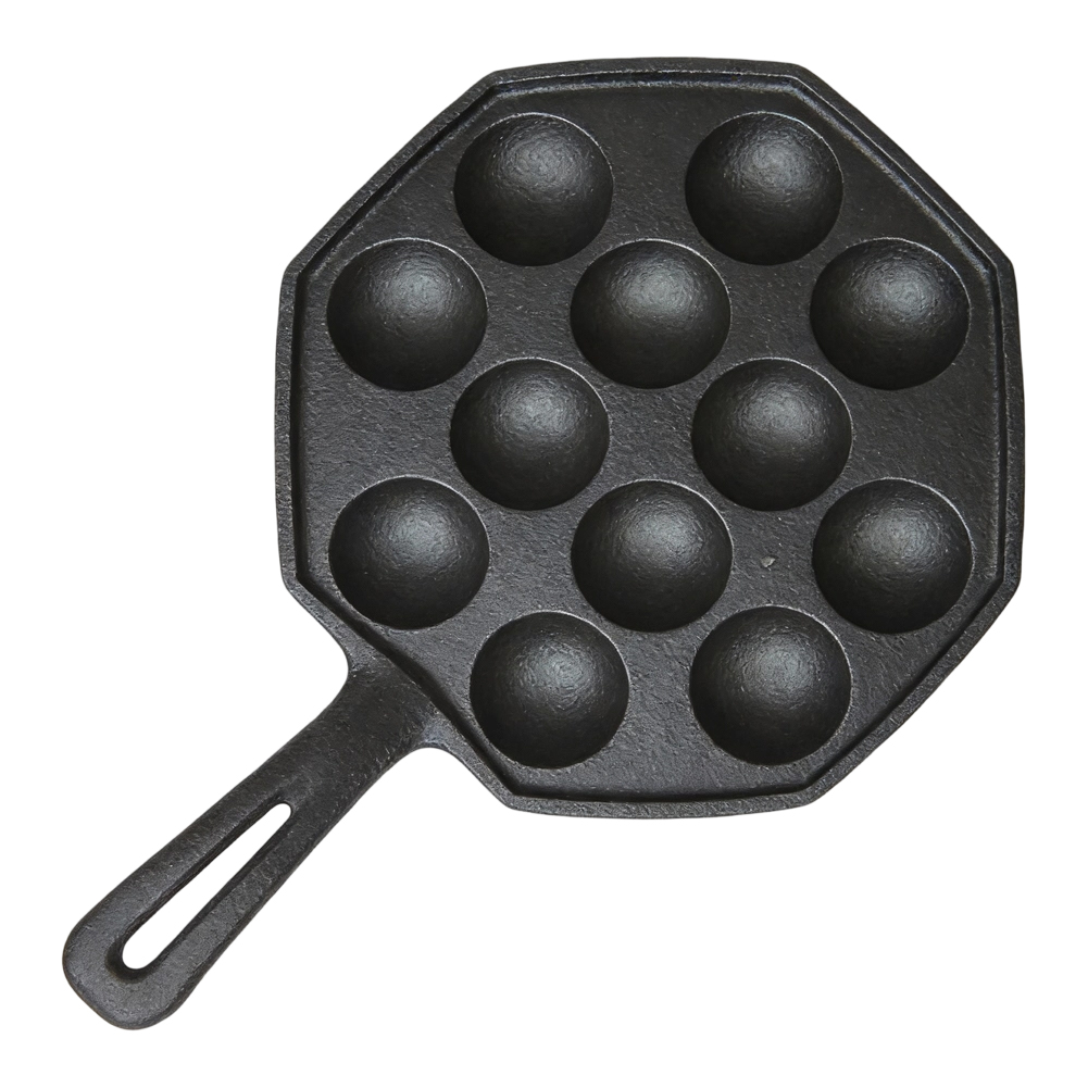 Takoyaki Pan Cast - Forma de Takoyaki em Ferro Fundido