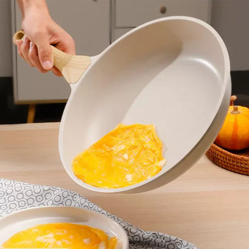 Home Cooking Cookbook - Panela Wok Antiaderente Durável, Frigideira de