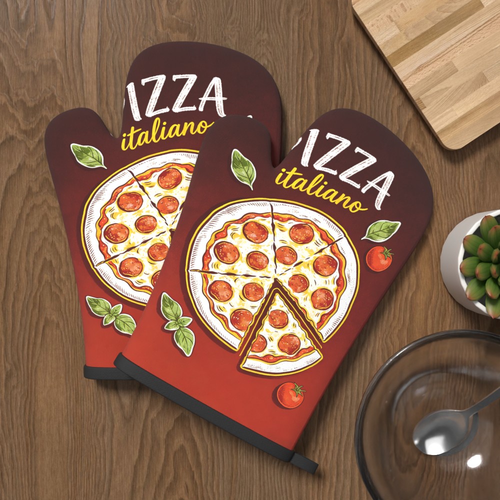 Luvas de Forno Estampadas Pizz - Home Cooking Chef avaliação e preço