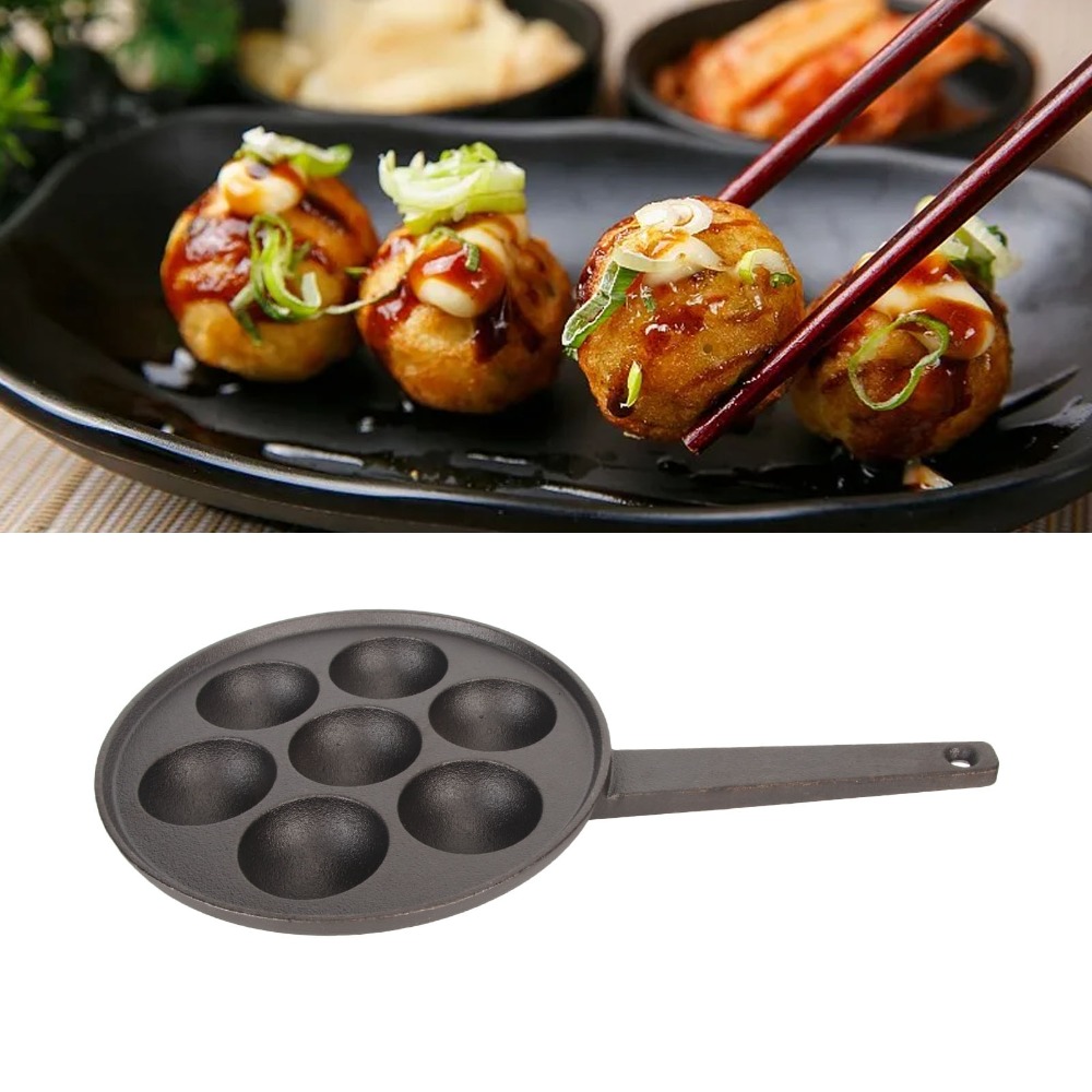 Panela de Takoyaki de Ferro Fu - Takoyaki Pan Cast avaliação e preço