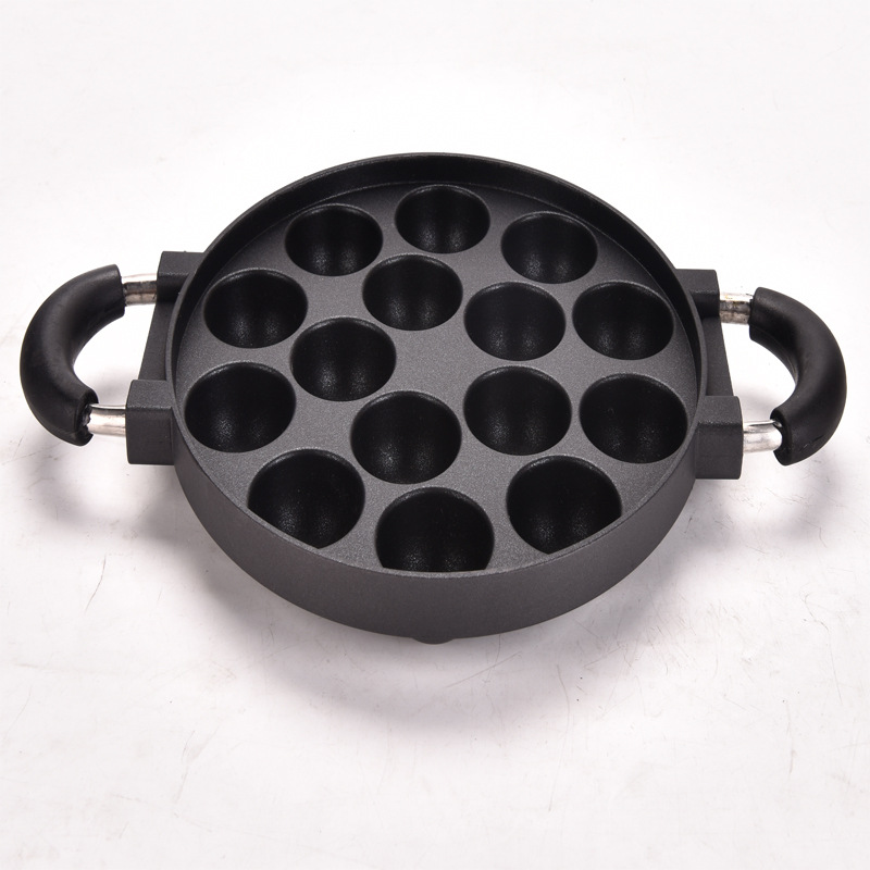 Forma de alumínio fundido anti - Takoyaki Pan Cast avaliação e preço