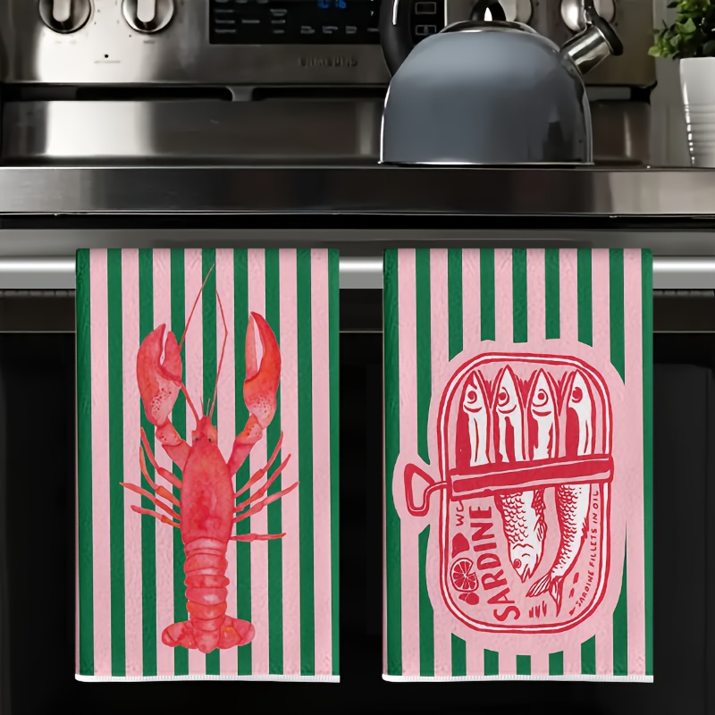 Conjunto de 2 Toalhas de Cozin - Home Cooking Cookbook avaliação e preço
