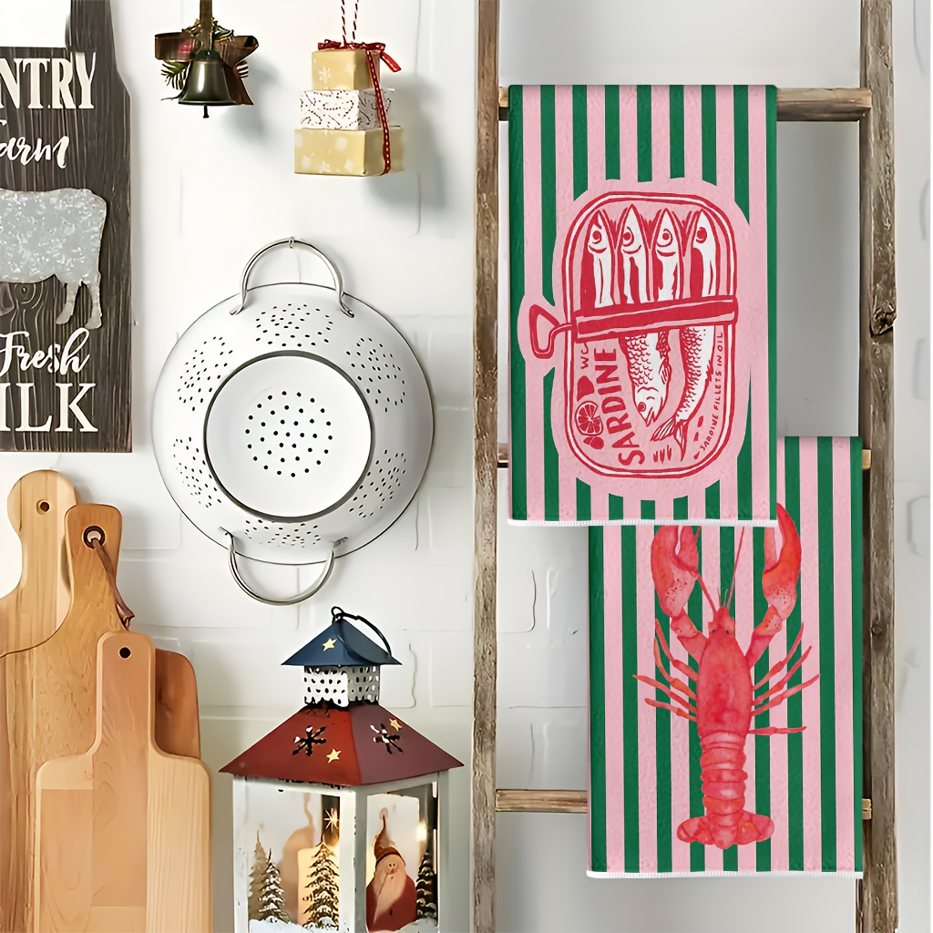 Conjunto de 2 Toalhas de Cozin - Home Cooking Cookbook avaliação e preço