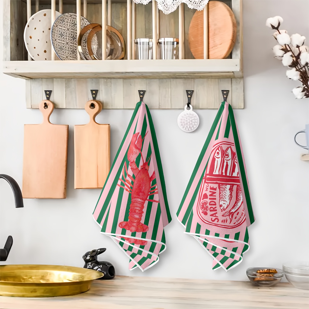 Conjunto de 2 Toalhas de Cozin - Home Cooking Cookbook avaliação e preço