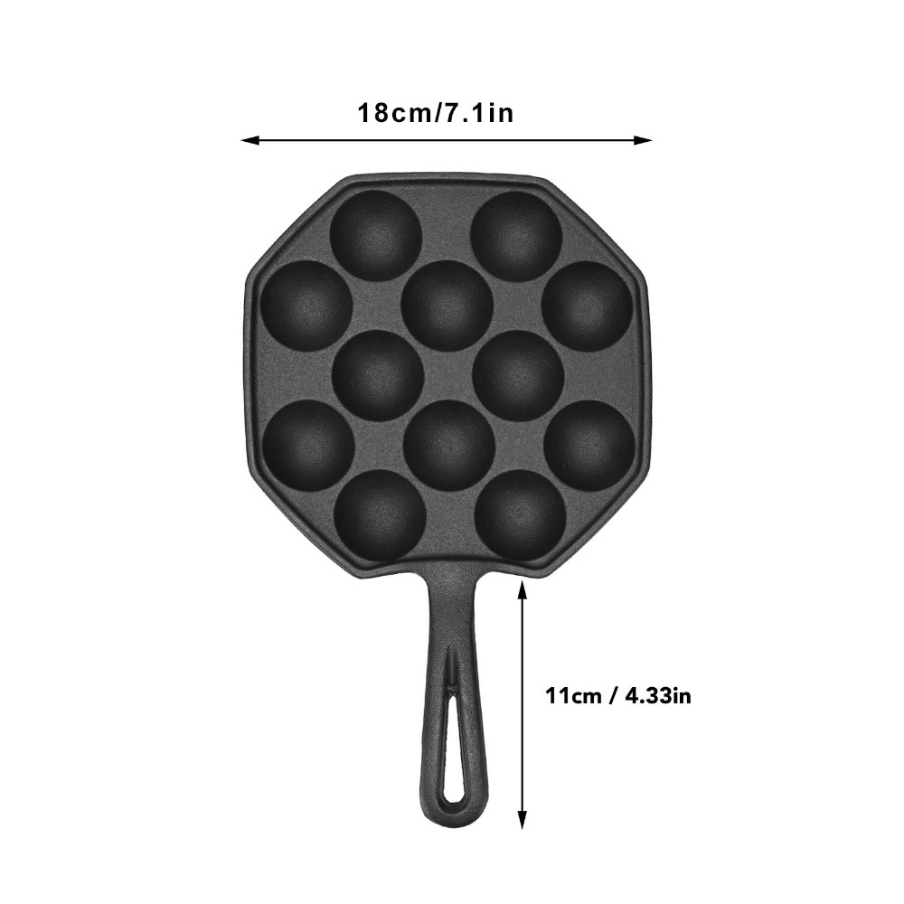 Panela de Ferro Fundido Antiad - Takoyaki Pan Cast avaliação e preço