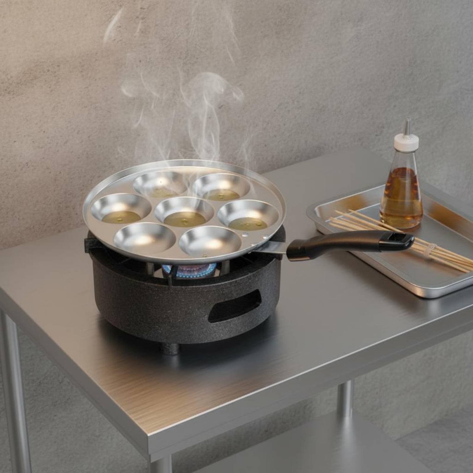 Panela Takoyaki Fácil de Limpa - Takoyaki Pan Cast avaliação e preço