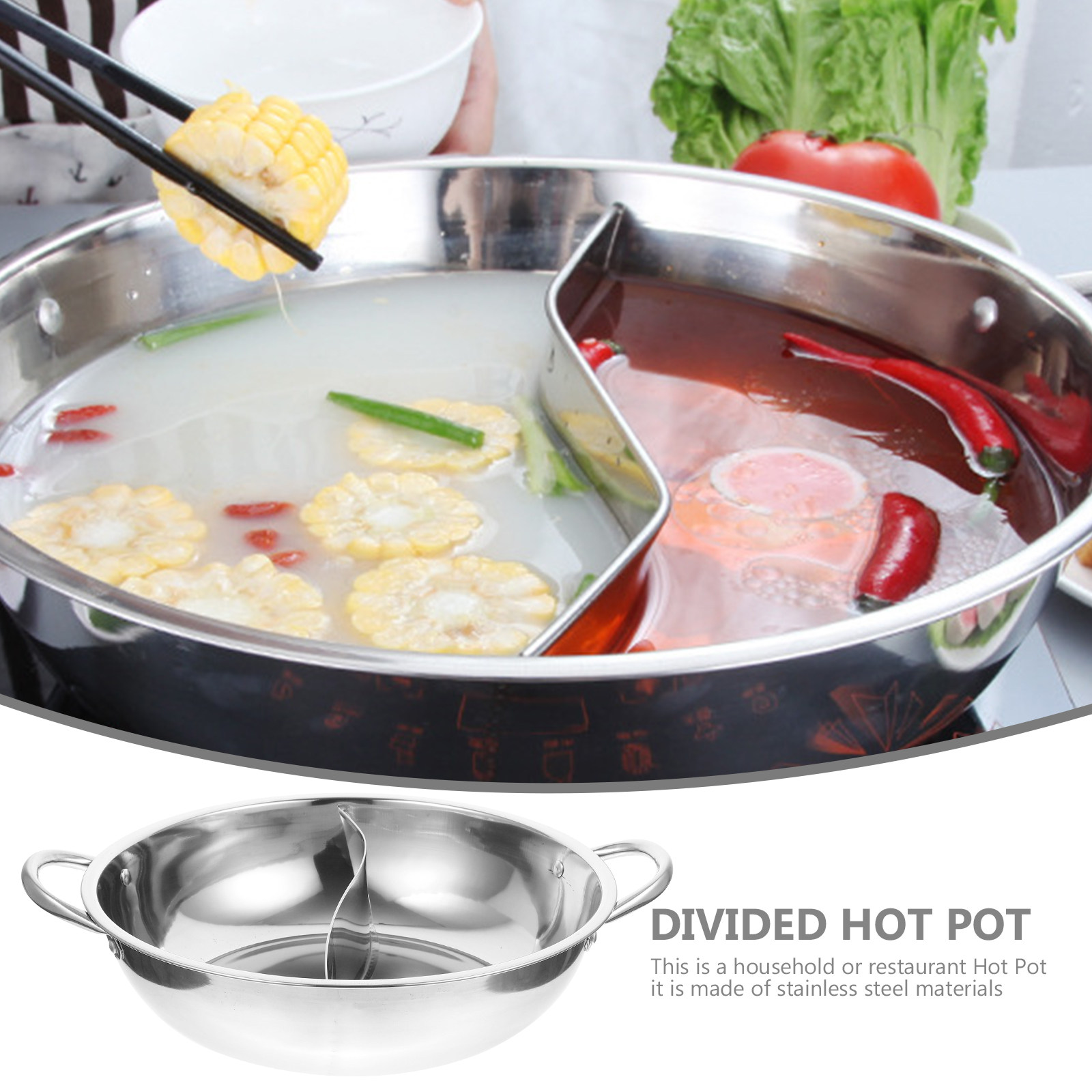 Panela de Hot Pot Dividida em  - Home Cooking Restaurant avaliação e preço