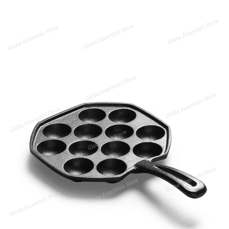 Panela takoyaki com 12 buracos - Takoyaki Pan Cast avaliação e preço