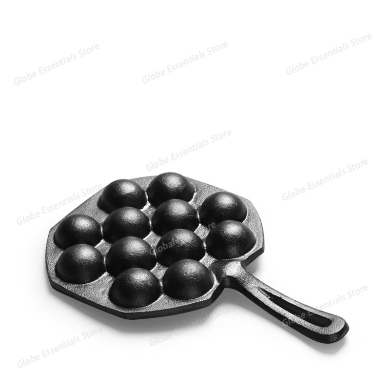 Panela takoyaki com 12 buracos - Takoyaki Pan Cast avaliação e preço