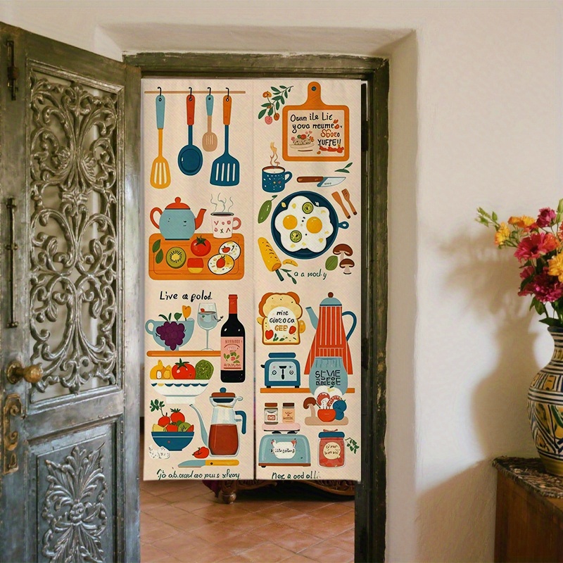 Cortina de Porta com Tema de C - Home Cooking Cookbook avaliação e preço