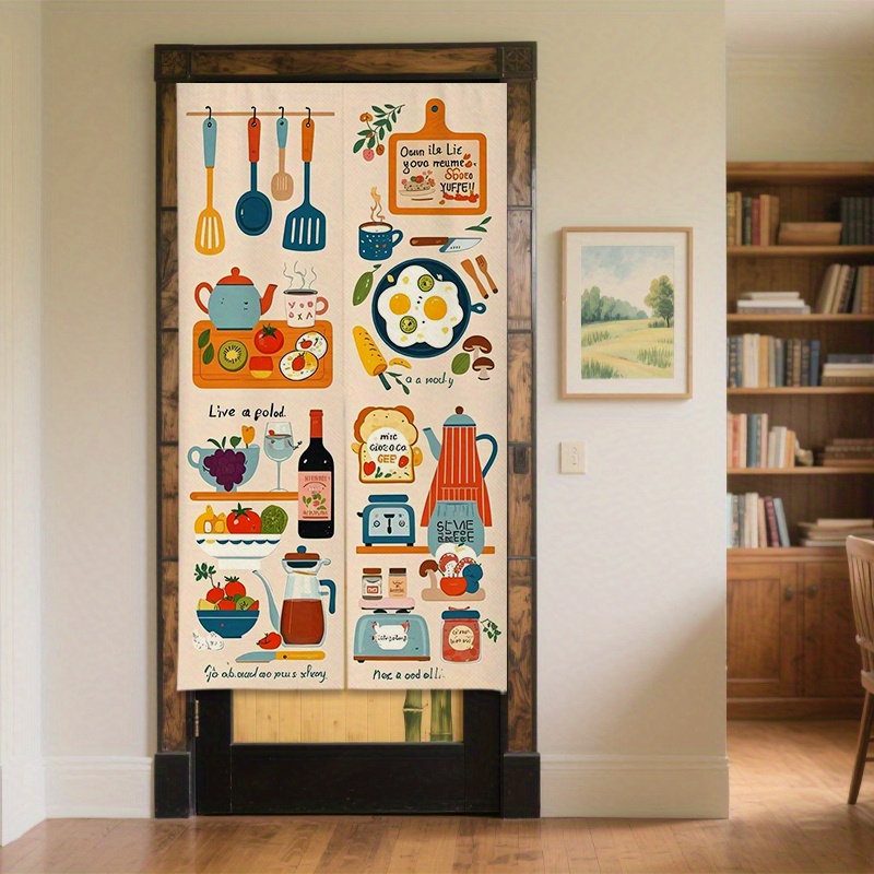 Cortina de Porta com Tema de C - Home Cooking Cookbook avaliação e preço