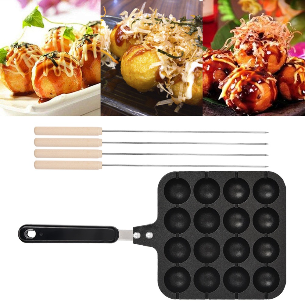 Panela de Takoyaki em Alumínio - Takoyaki Pan Cast avaliação e preço