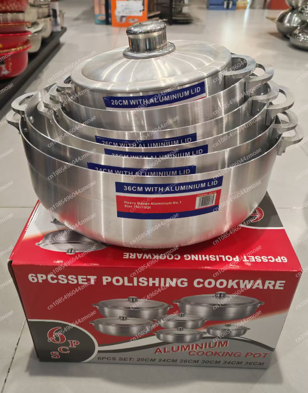 Conjunto de 6 Panelas de Alumí - Home Cooking Cookbook avaliação e preço