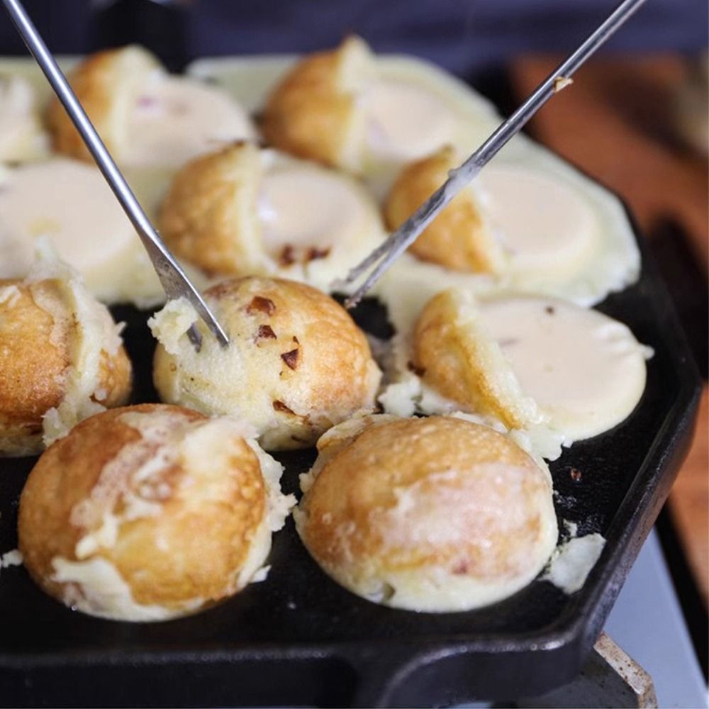 Panela de Takoyaki de Ferro Fu - Takoyaki Pan Cast avaliação e preço