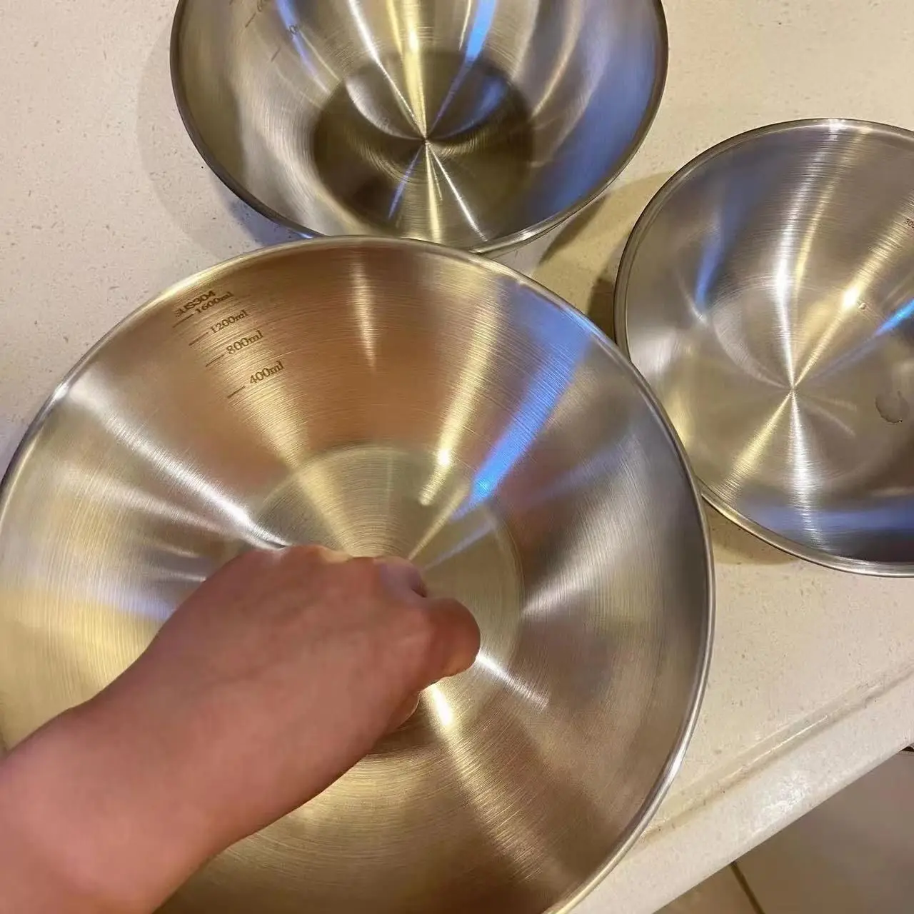 Conjunto de Tigelas de Aço Ino - Home Cooking Cookbook avaliação e preço