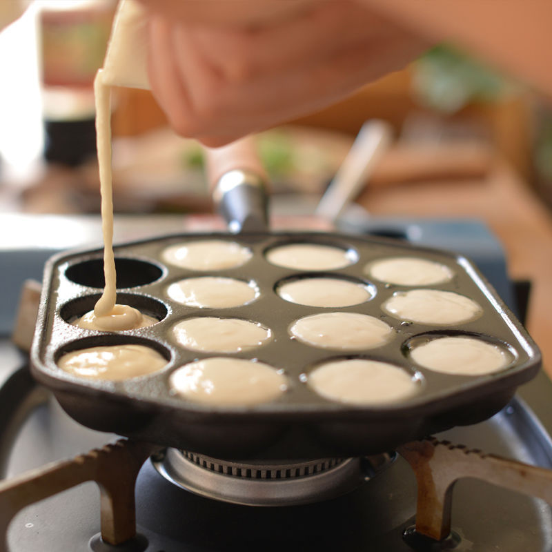 Household Non-Stick Takoyaki P - Takoyaki Pan Cast avaliação e preço