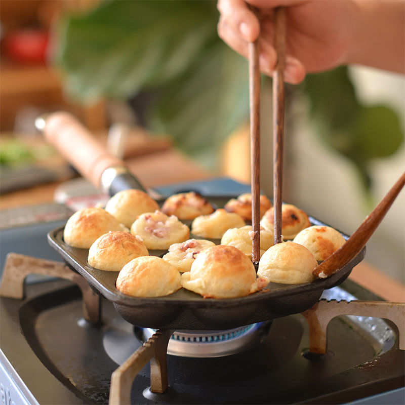 Household Non-Stick Takoyaki P - Takoyaki Pan Cast avaliação e preço