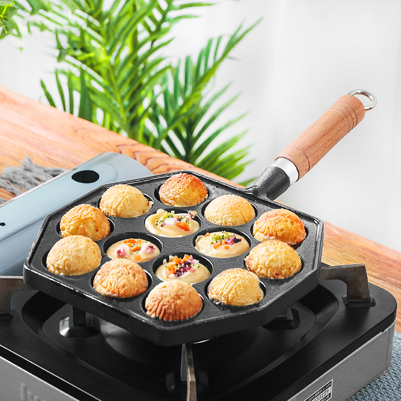 Household Non-Stick Takoyaki P - Takoyaki Pan Cast avaliação e preço